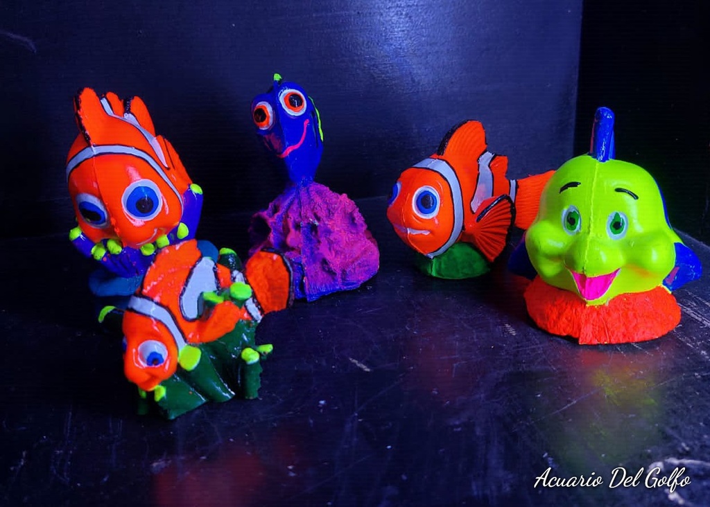 Peces de Pelicula Buscando a Nemo