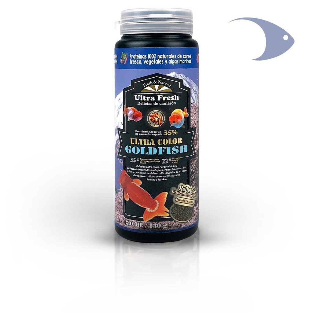 Pellet peces dorados Ultracolor Goldfish 120ml/53g