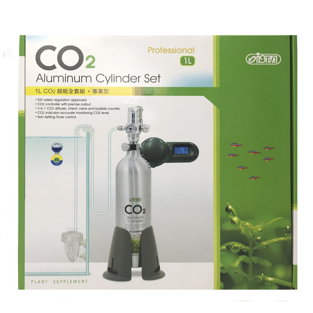 SET DE CO2 CON TANQUE Y VALVULA Y DIFUSOR