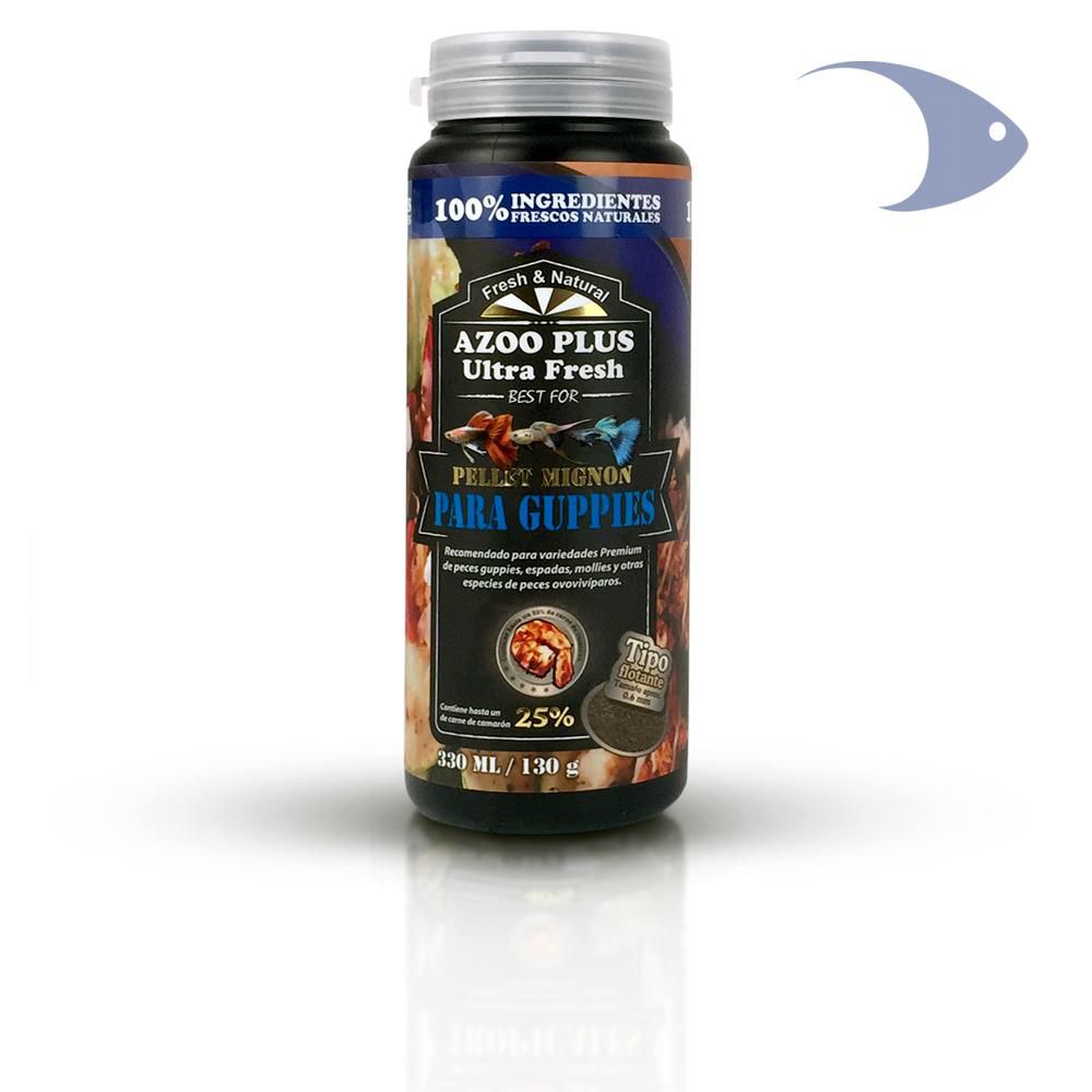 Pellet mignon para guppies 330ml/130g