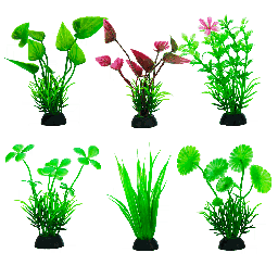 [FL7503] PLANTAS P/ACUARIO 4" (10 CM) 6 PZ