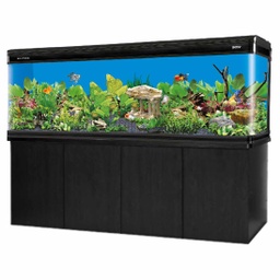 [BYLZ-1500N] Acuario con Esquinas Curvas, LZ-1500 Negro, 500 L